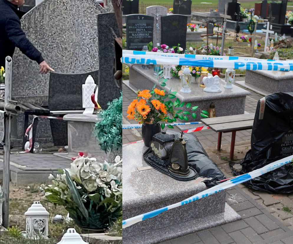 Płyta z nagrobka zabiła Milanka. Tragedia na cmentarzu. Pomnik zawalił się na 1,5 rocznego chłopca