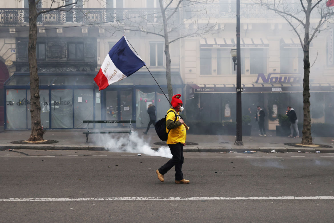Protest we Francji