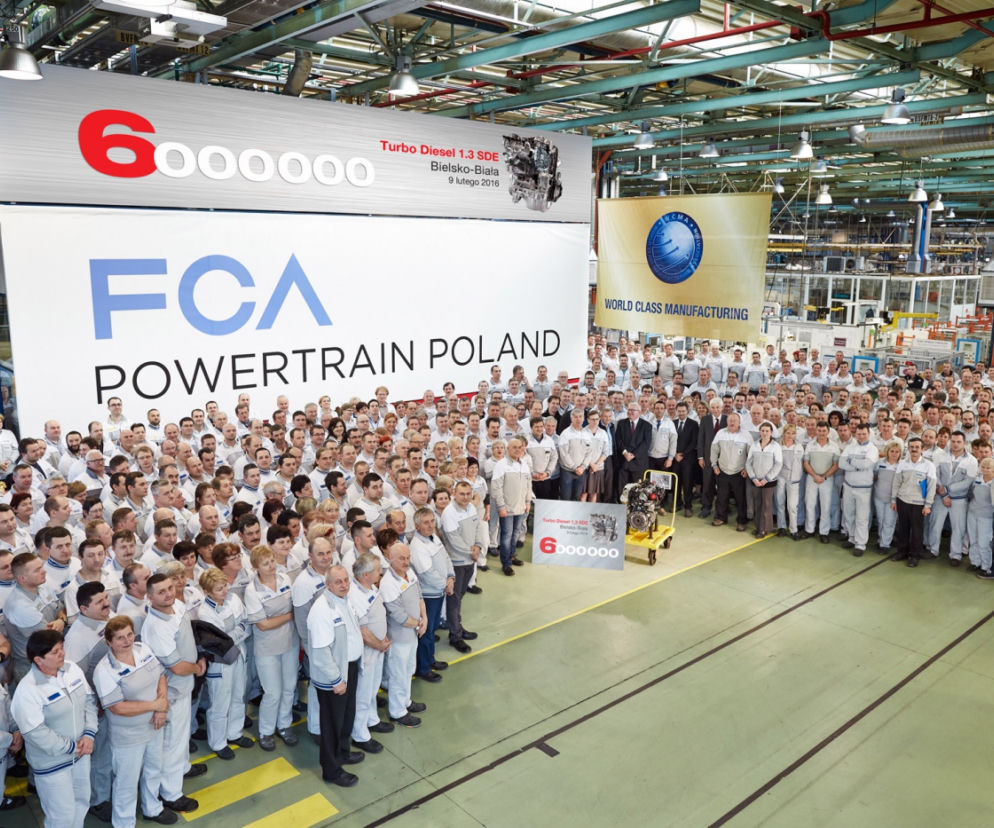 6.000.000 silników 1.3 MultiJet z Bielska-Białej