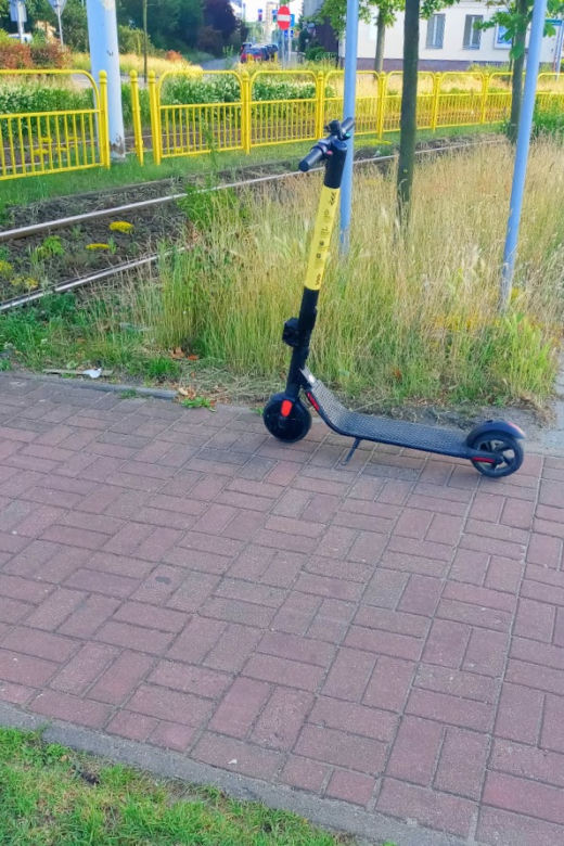 Porzucone hulajnogi w Szczecinie