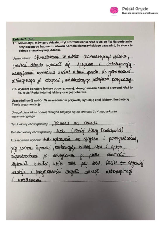 Próbny egzamin ósmoklasisty 2026 CKE: język polski - wszystkie odpowiedzi do arkusza CKE 12.01.2026