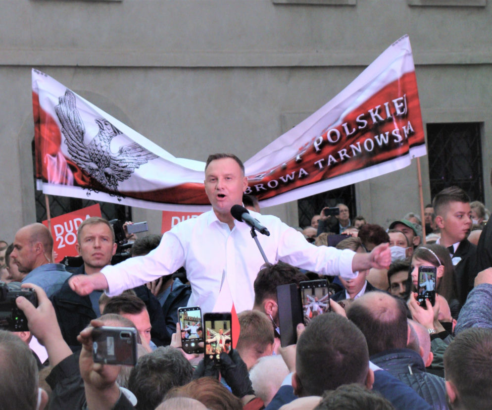 Protest podczas wizyty Adrzeja Dudy