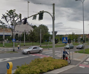 Skrzyżowanie Pilczyckiej z Gwarecką i Górniczą