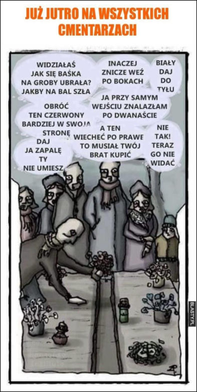 Najlepsze memy na Wszystkich Świętych. Uśmiejesz się do łez 
