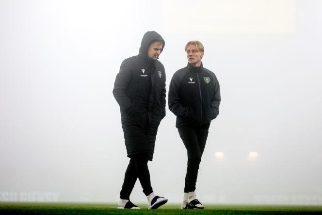 GKS Katowice - Pogoń Szczecin, zdjęcia kibiców i zawodników z meczu 17. kolejki PKO BP Ekstraklasy