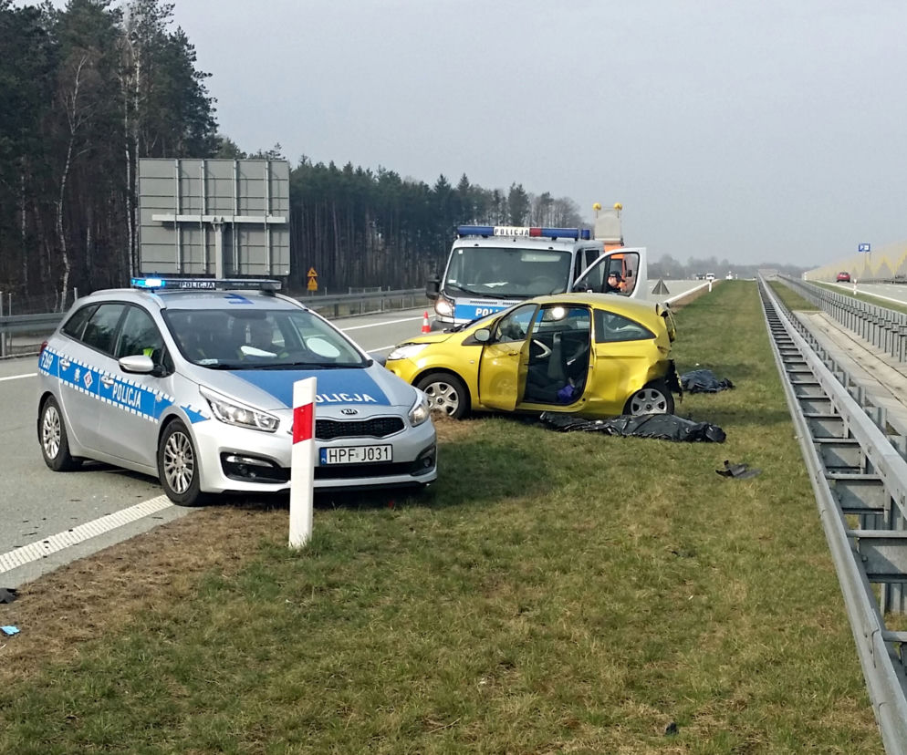 Wypadek na trasie S8 pod Tuszynem