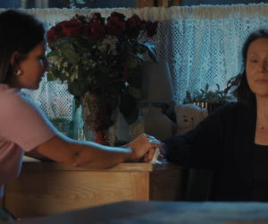 M jak miłość, odc. 1921. Agnes (Amanda Mincewicz), Marysia (Małgorzata Pieńkowska)