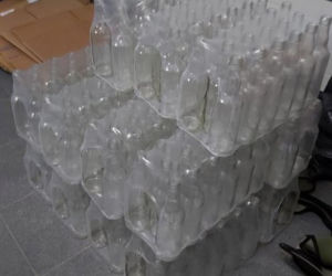 Magazyn nielegalnego spirytusu i papierosów zlikwidowany przez policję