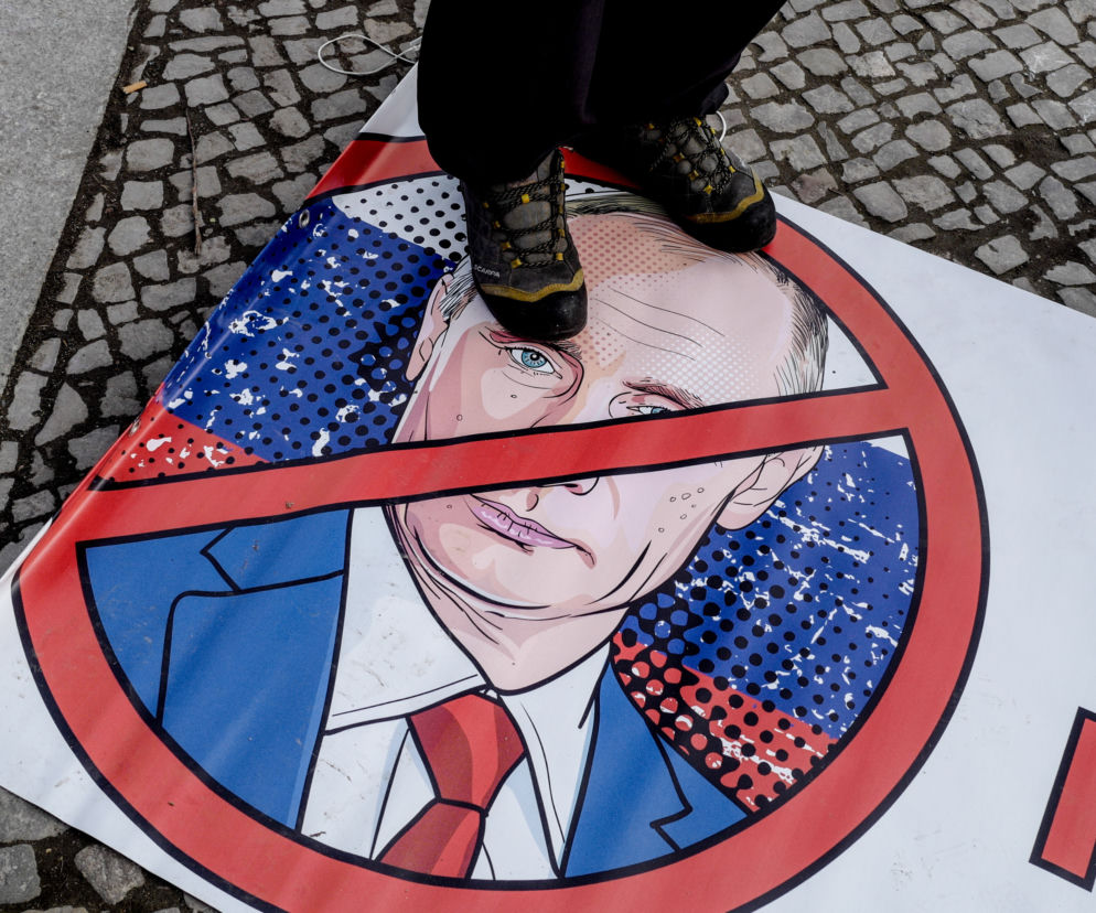 Demonstracja przeciwko wojnie w Niemczech