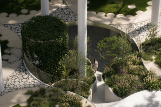 Fountain Plaza Tirana w Albanii