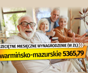 Przeciętne miesięczne wynagrodzenie (w zł)
