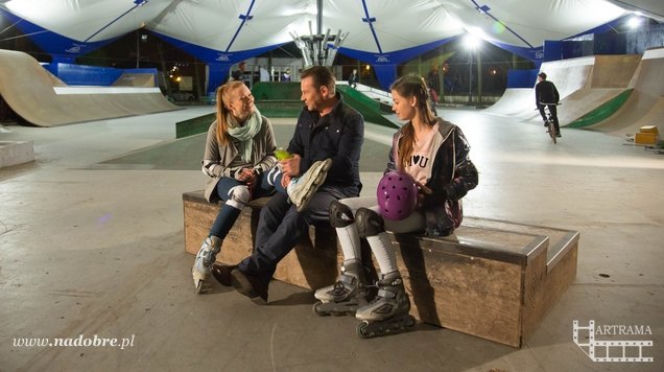 Na dobre i na złe odcinek 602, Blanka (Pola Gonciarz), Wiktoria (Katarzyna Dąbrowska), Tomasz (Ireneusz Czop)