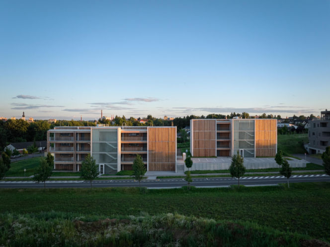 Drewniana mieszkaniówka w czeskim Zdarze