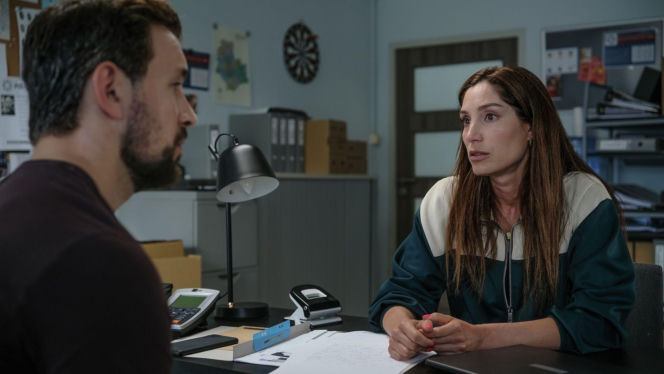 Barwy szczęścia odc. 3290. Celina (Orina Krajewska), Marcin Kodur (Oskar Stoczyński)