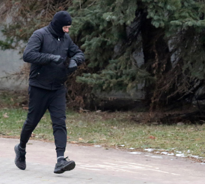 Tusk ostro dba o formę. Intensywnie ćwiczy