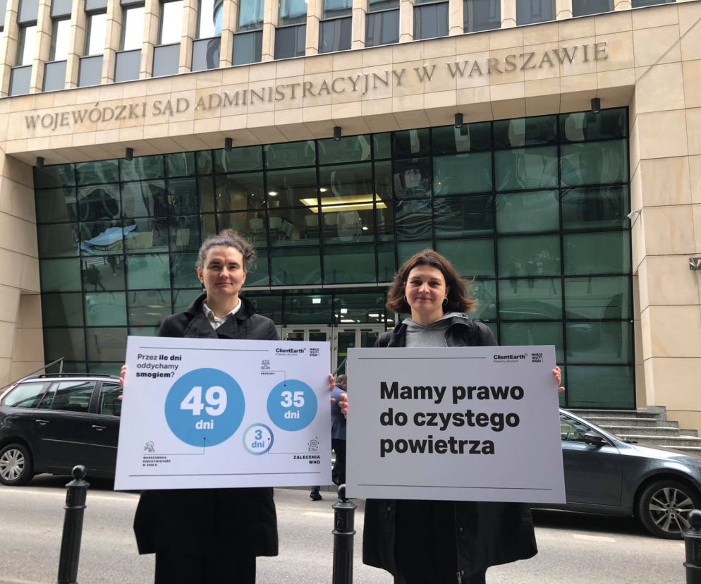 Mieszkańcy idą do WSA walczyć o czyste powietrze 