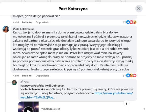 Kołakowska uderza w Karolaka? Aktor komentuje przejmujący wpis byłej partnerki
