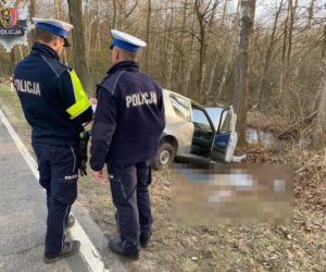 Seicento roztrzaskało się na drzewie, kierowcy nie żyje. Tragedia pod Chocianowem