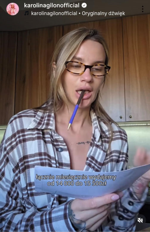 Tyle Karolina Gilon wydaje miesięcznie na utrzymanie rodziny. Dużo?