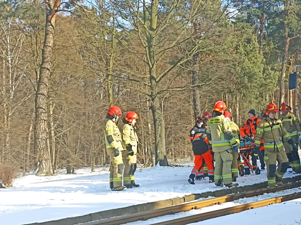 Bydgoszcz. Wypadek na ul. Nakielskiej. Tramwaj potrącił mężczyznę
