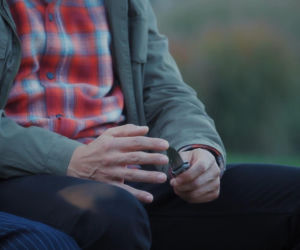 M jak miłość odc. 1921. Franek (Jarosław Śmigielski), jego ojczym (Marcin Sitek)