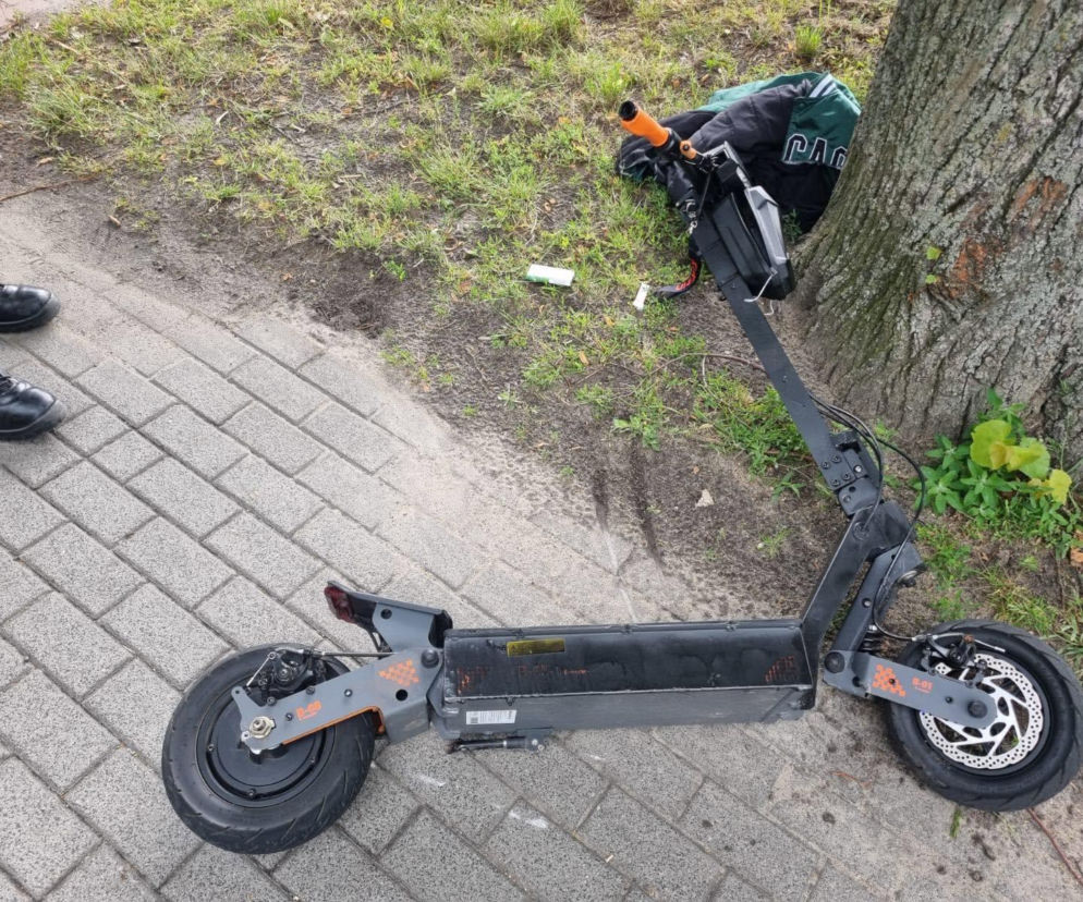 Pijani na hulajnogach elektrycznych. 16-latek w Krobi i 27-latek w Pępowie