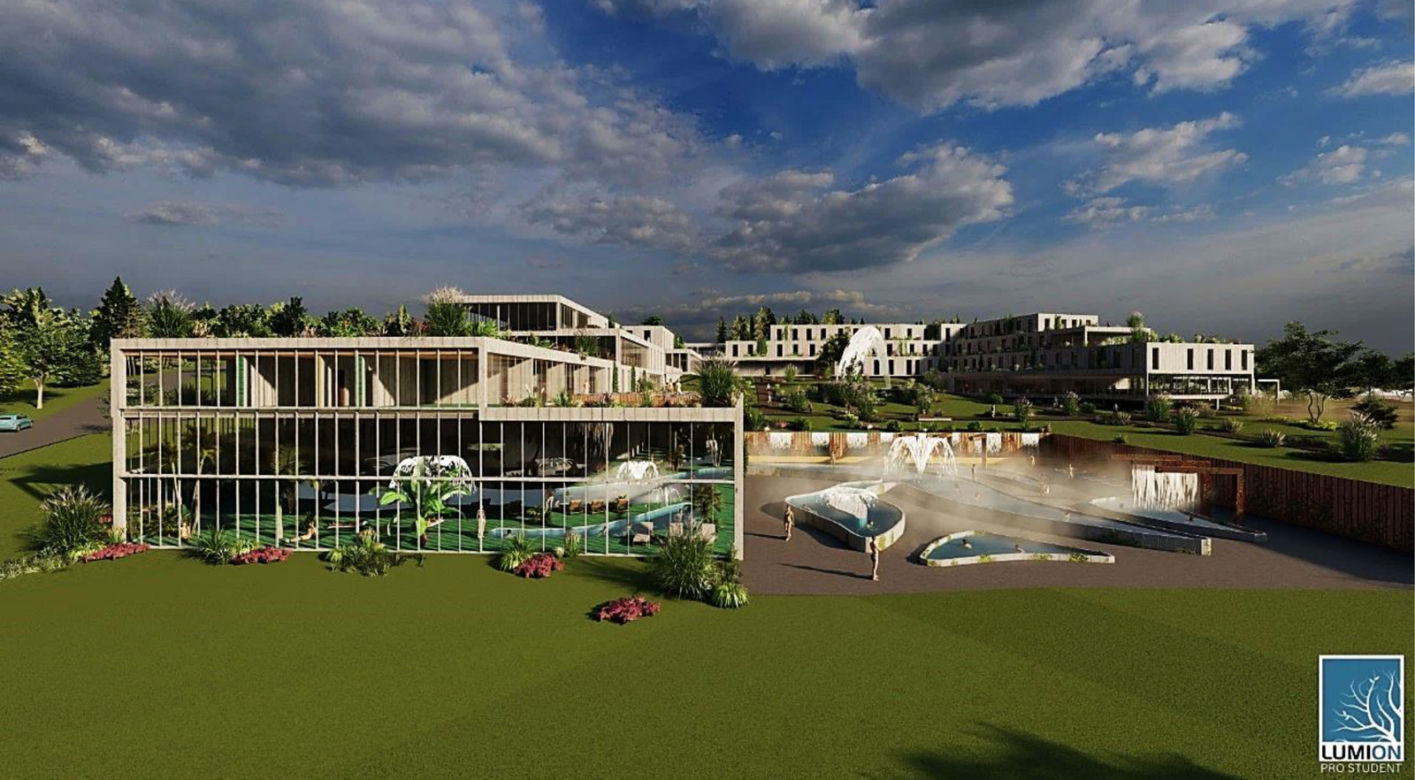 Studentka Politechniki Rzeszowskiej stworzyła projekt sanatorium w Birczy. Robi wrażenie!