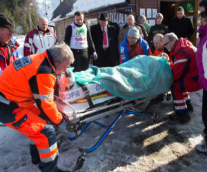 DUDA RATOWAŁ KOLEGĘ NA STOKU
