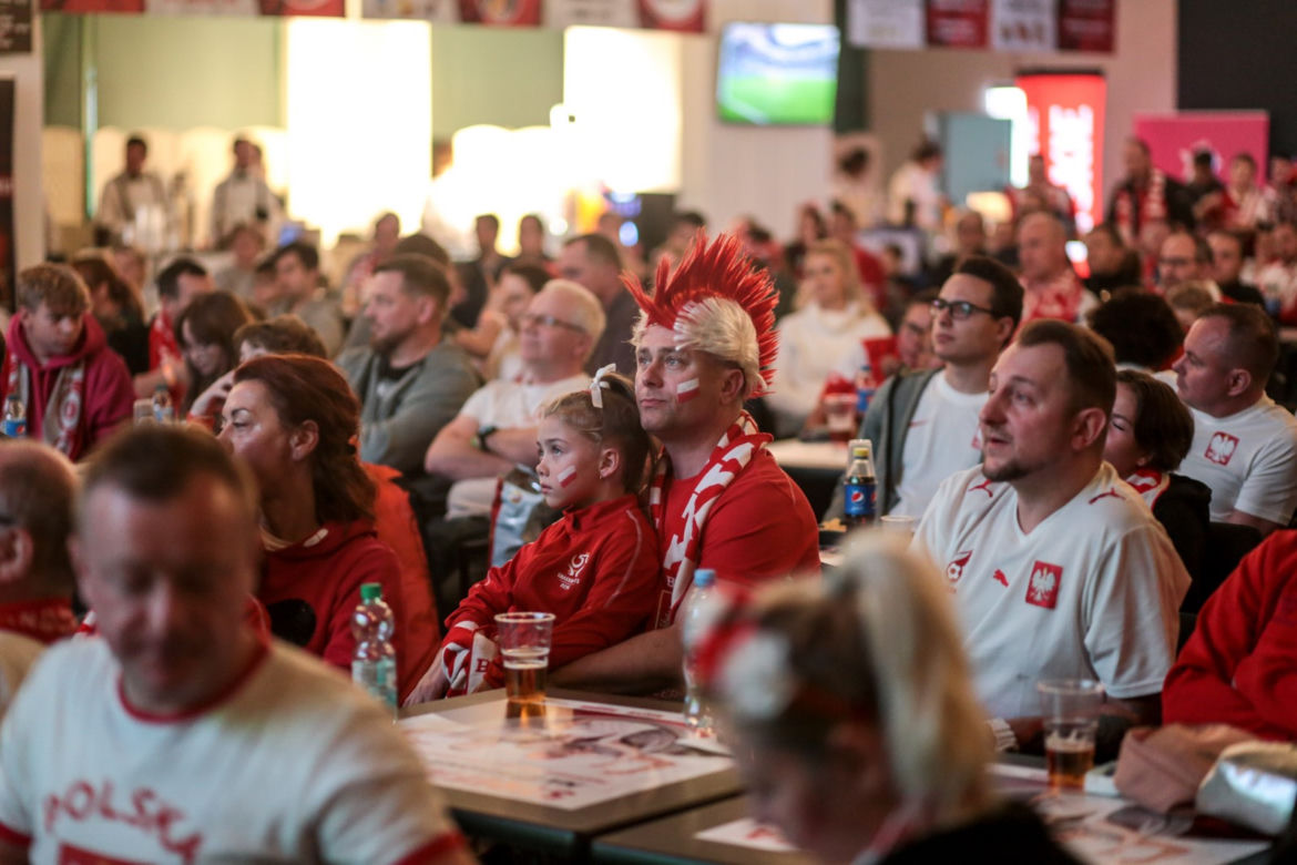 Polska - Arabia Saudyjska w strefie kibica na Stadionie Śląskim