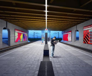 Projekt nowych przystanków WKD