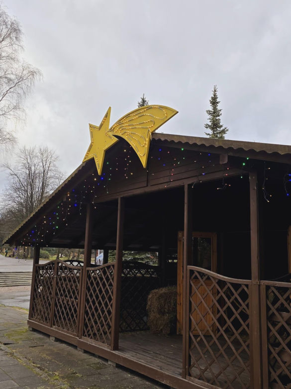 Szopka bożonarodzeniowa w Śląskim Ogrodzie Zoologicznym