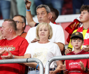 Widzew Łódź - Lech Poznań: Zdjęcia kibiców z meczu 6. kolejki PKO BP Ekstraklasy