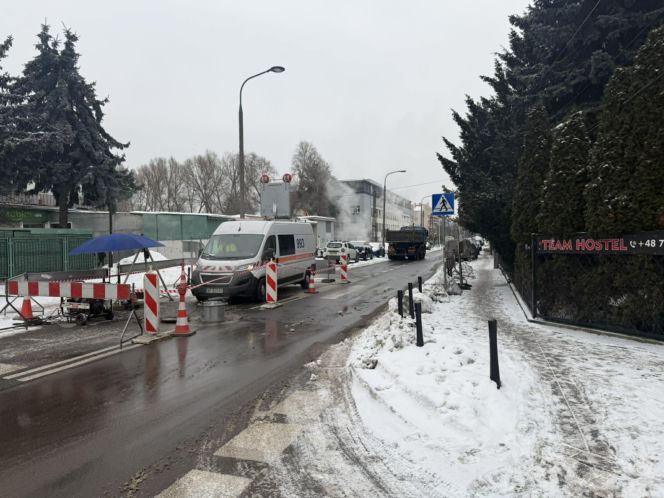 Awaria ciepłownicza w Warszawie (4.02.2026)