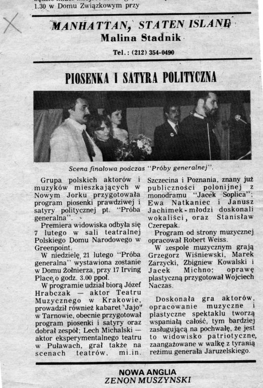 Józef Hrabczak - ostatni wodzirej z Greenpointu