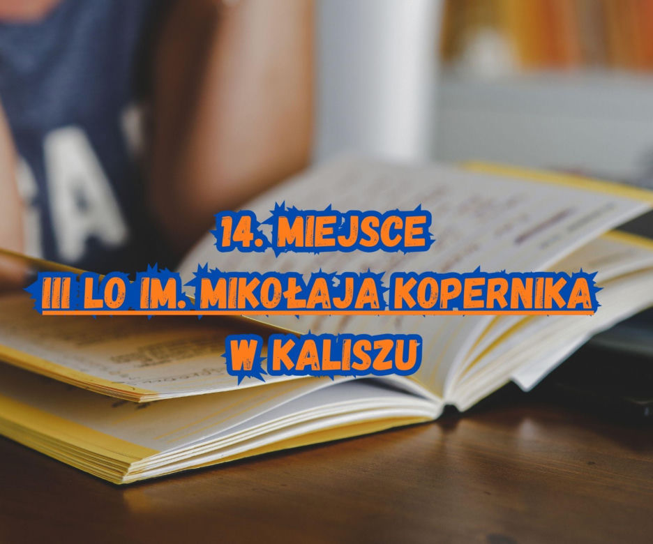 Ranking Wojewódzki Liceów 2025 - wielkopolskie