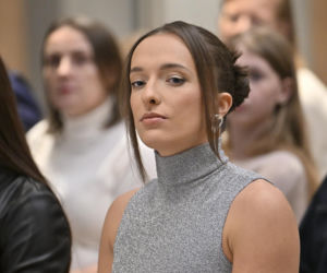 Iga Świątek i Daria Abramowicz na konferencji