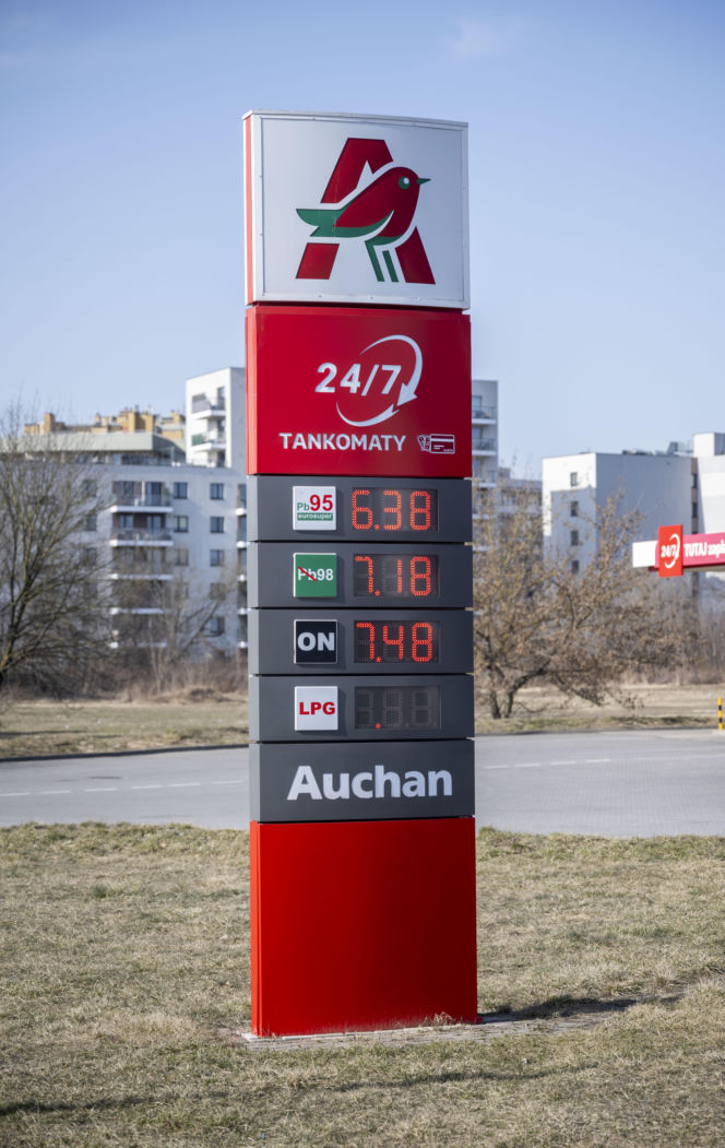 Ceny na stacjach paliw (10.03.2026)