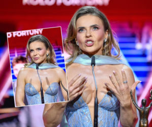 Edyta Herbuś musiała uważać na sukienkę. Ale na rozdaniu Telekamer wyglądała nieziemsko!