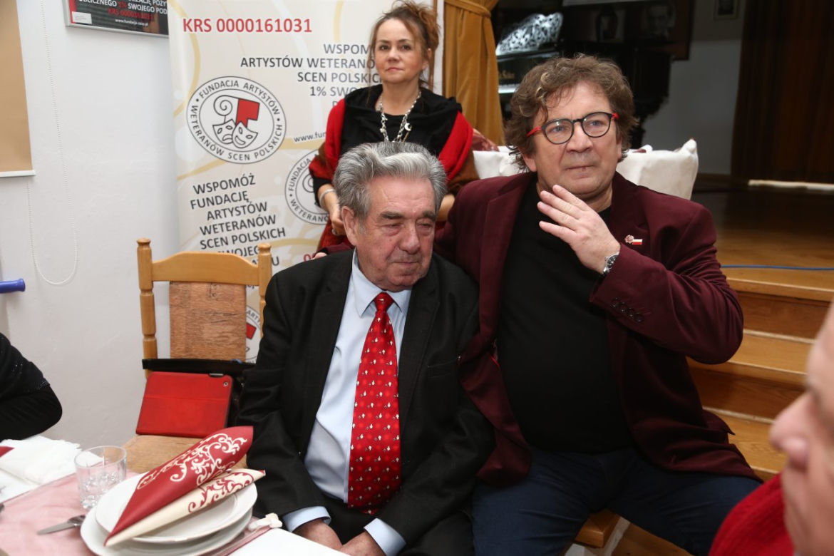 Paweł Królikowski z tatą
