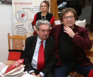 Paweł Królikowski z tatą