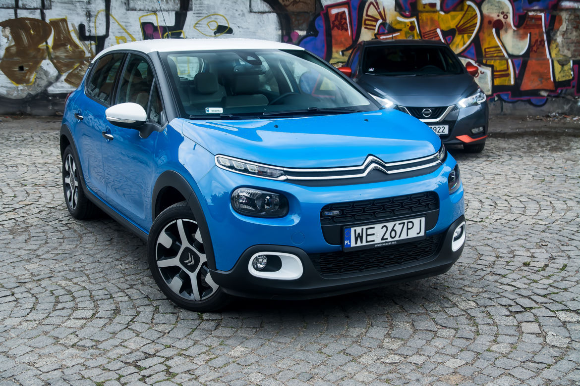 Citroen C3 1.2 82 KM Shine vs. Nissan Micra 0.9 IG-T Tekna
