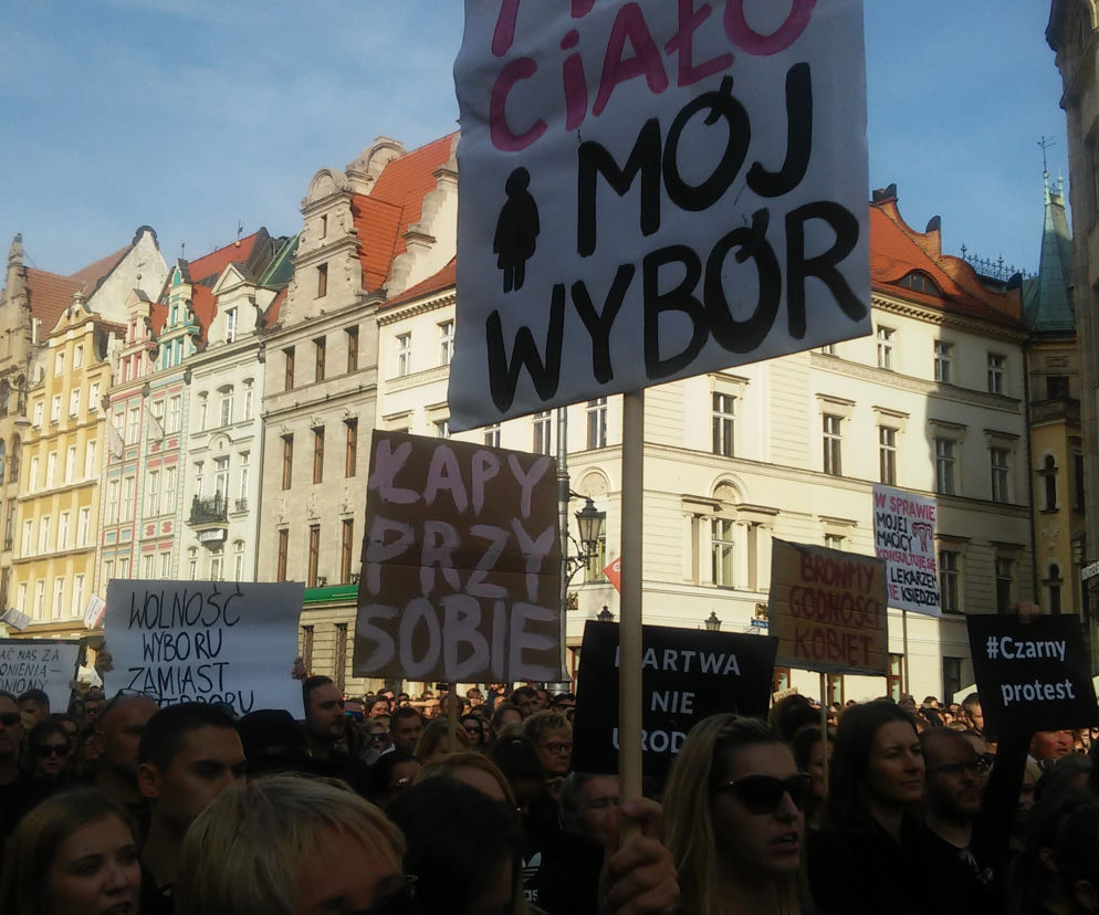 Ostatni czarny protest odbył się we Wrocławiu tydzień temu