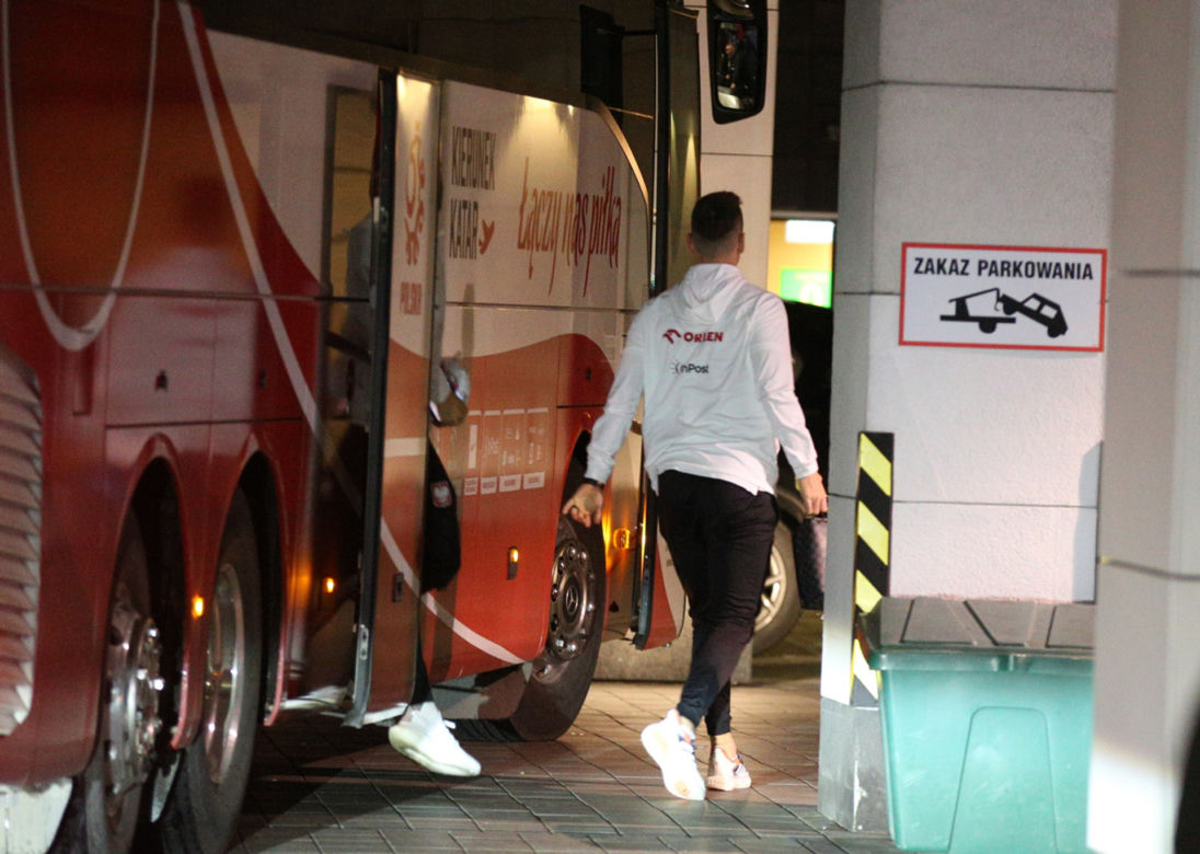 Kadra wróciła do hotelu po meczu z Chile