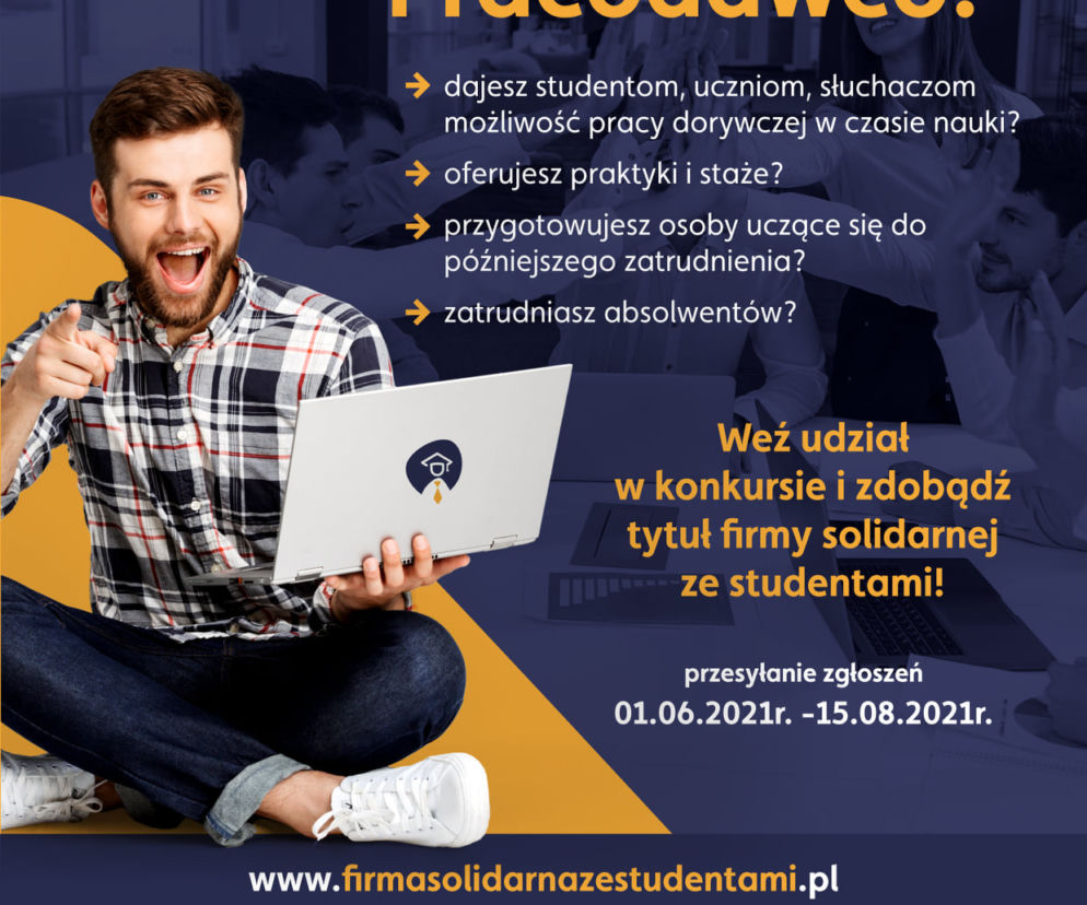 Konkurs: Firma solidarna ze studentami