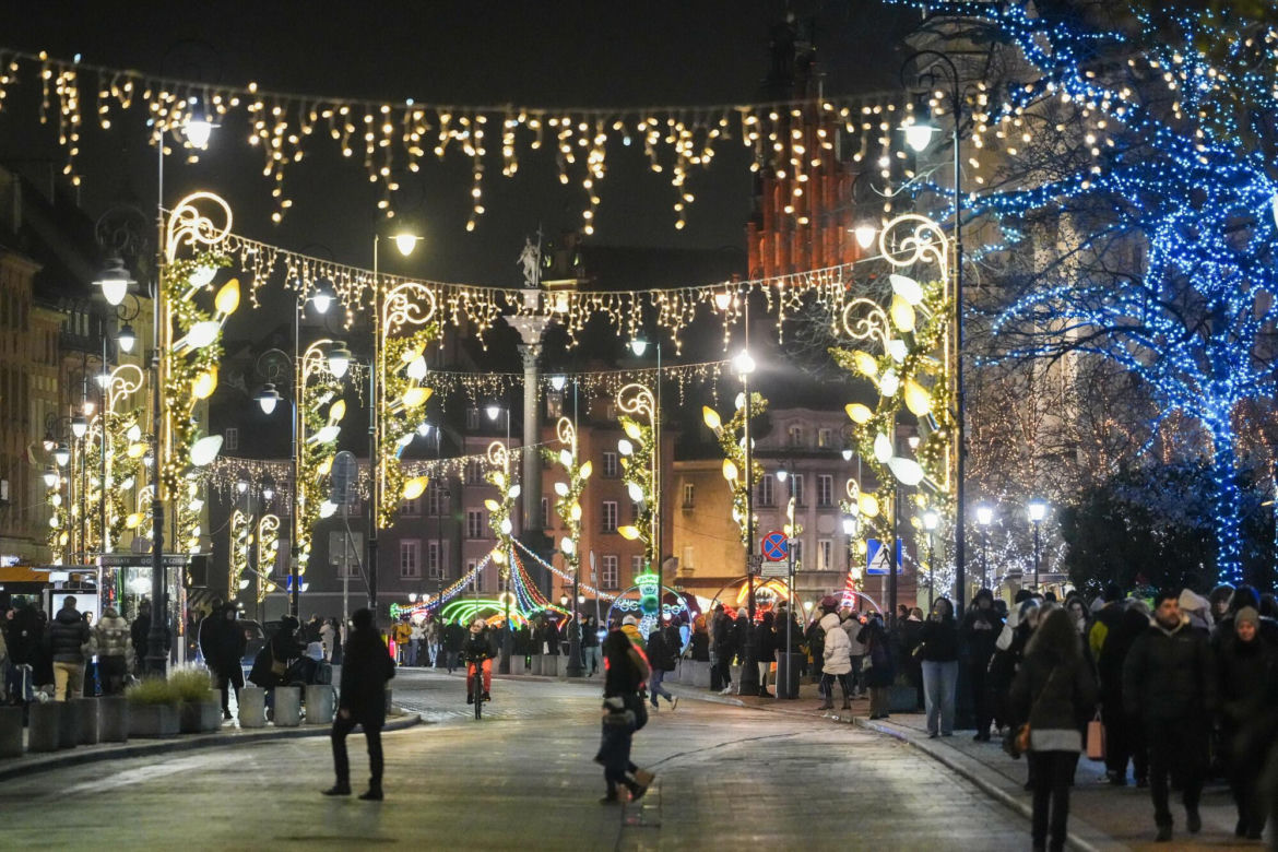  Świąteczne iluminacje w Warszawie 