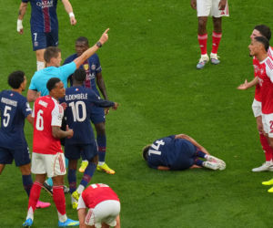 Liga mistrzów. Mecz PSG - Arsenal