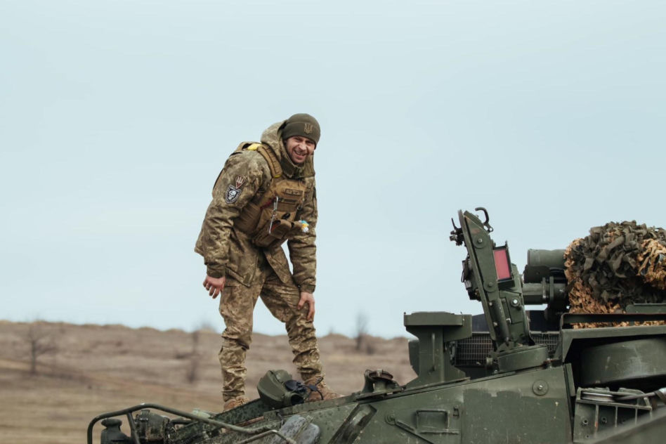Transporter Stryker na Ukrainie