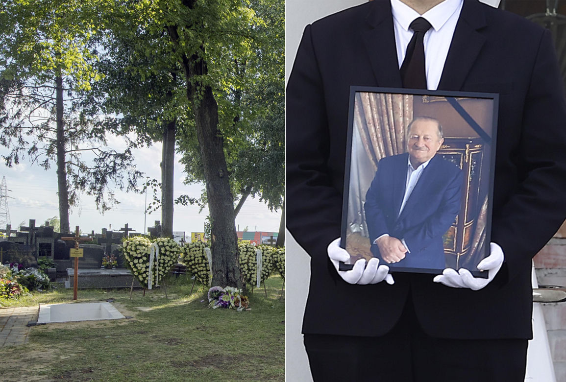 Tak wygląda grób "króla hoteli" Tadeusza Gołębiewskiego