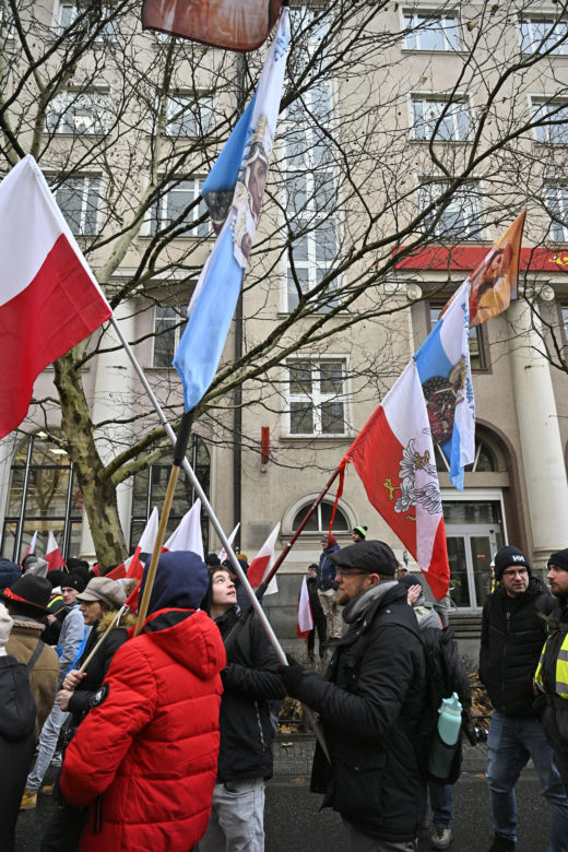 Protest rolników w Warszawie (3.01.2025)
