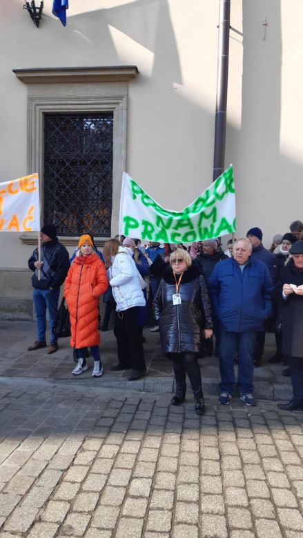 Kraków. Protest przeciwko zarządzeniom władz miasta, które chcą zmienić plan dla Rybitw